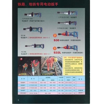 虎啸E3-36铁路、地铁专用电动扳手