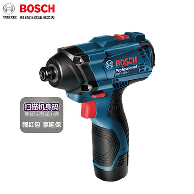 博世12V锂电电动螺丝刀GDR120-LI 充电式家用冲击起子