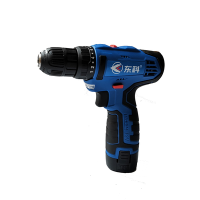 东科12V双速充电手钻 多功能家用手枪钻锂电钻起子电动工具