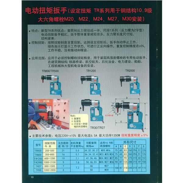 虎嘯TR800電動扭矩扳手